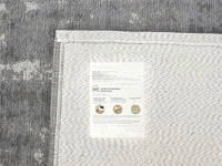 Loftowy dywan MIST GRAFITOWY RETRO plamoodporny naturalny